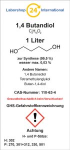 1,4 Butandiol 1 Liter brust gross german