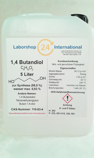 1,4 Butandiol 5 Liter brust german