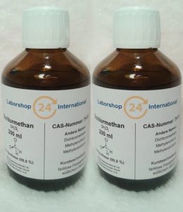 Etikett Dichlormethan 400 ml Produktbild German Brust